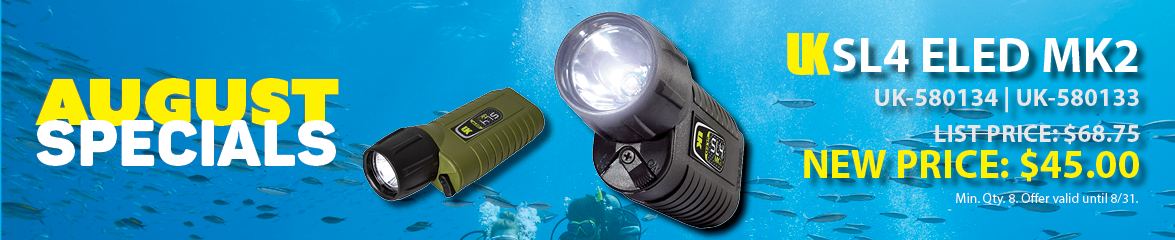 Underwater Kinetics August Monthly Specials